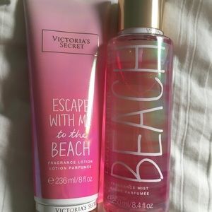 Victoria’s Secret lotion and spray set